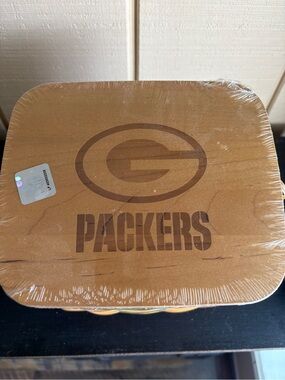 Longaberger Green Bay Packers TV Time Basket